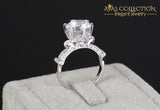 4Ct Flower Crown Ring Design Rings