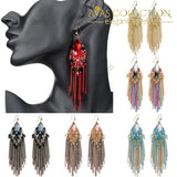 Long Tassel Earrings Drop