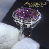 Big Oval Cut Fancy Ring Rings