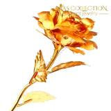 24K Gold Rose Flower Artificial & Dried Flowers