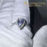 Pear Cut 3Ct Engagement Ring Rings
