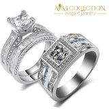 Beautiful His & Hers Set Rings