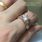 Round Cut 2 Carat Engagement Ring Underwear