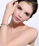 Luxury Clear&black Bracelet/ Avas Collection Chain & Link Bracelets