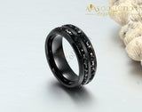 Couples Ring- Black Gold Filled Rings