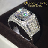Mens 3Ct Band Rings