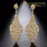Teardrop Champagne Earrings Drop