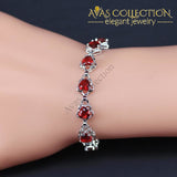 New Arrival Red Heart 4Pcs Set Jewelry Sets
