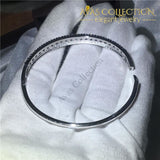 Bohemia Bridal Bracelet 18K White Gold Filled/ Avas Collection Bracelet Bangles