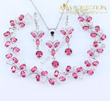 925 Silver Jewelry Set - Pink Jewelry Sets