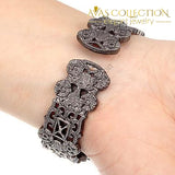 Vintage Flower Bracelet Watch Womens Watches