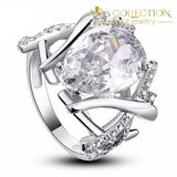 4 Carat Pear Cut Engagement Ring Rings