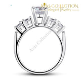 1.8 Carat Round Cut Solid 925 Sterling Silver Engagement Ring / High Polish - Avas Collection