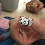0.75Ct Mens Band Rings