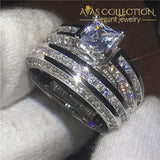 Stunning 2 In 1 Engagement Ring Set Rings