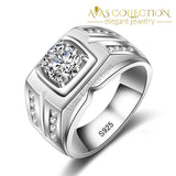 0.75Ct Mens Band Rings
