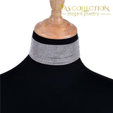 Hot Luxury Rhinestone Choker Statement Necklace - Avas Collection