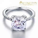 5 Carat Cushion Cut Rings