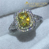 1 Carat Yellow Ring Rings
