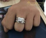 0.75Ct Mens Band Rings