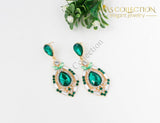 Elegant Fashion Style Crystal Dangle Earrings Drop