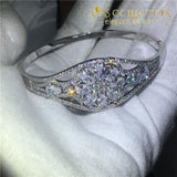 Dazzling Flower Bangle/ Avas Collection Bracelet Bangles