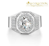 17.5Mm Mens Band Rings