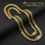 Cuban Link Chain 12&14Mm 18K Necklaces
