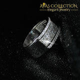 925 Sterling Silver Big Luxury Band Eternity Ring -Lr4576S Rings