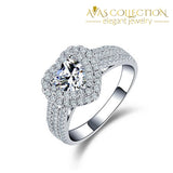 Heart Cut Promise Ring Rings