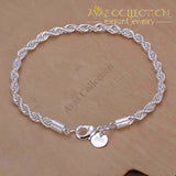 Twisted Rope Bracelet/ Avas Collection Chain & Link Bracelets