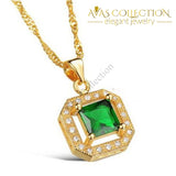 18k Yellow Gold Filled  Pendant Necklace - Avas Collection