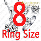Round Classic 3 Pcs/set Jewelry Sets
