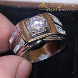 0.75Ct Mens Band Rings