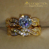 18Kt Yellow Gold Filled Round Cut Underwear