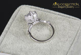 4Ct Flower Crown Ring Design Rings