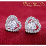 Heart Stud Earrings