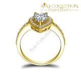 10k Solid Yellow Gold 1.5 ct  Pear Cut - Avas Collection