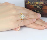 10k Solid Yellow Gold 1.5 ct  Pear Cut - Avas Collection