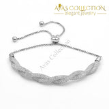 Crystal Adjustable Bracelets For Women/ Avas Collection Bracelet Chain & Link