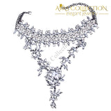 Boho Luxury Crystal Choker/Pendant Necklace - Avas Collection