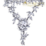 Boho Luxury Crystal Choker/Pendant Necklace - Avas Collection
