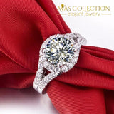 2 Carat Lovely Engagement Ring/ Simulated Diamonds Wedding Bands