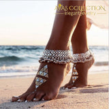 Bohemian Silver Bells Indian Womens Anklet Foot Bracelet Anklets