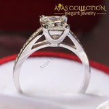 Princess 1Ct Promise/ Engagement Ring Synthetic Diamonds Wedding Bands