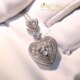 Sparkling Luxury Heart Necklace - Avas Collection