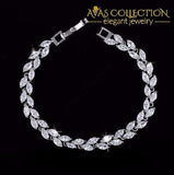 Elegant Silver Leaf Charm/ Avas Collection Bracelet Charm Bracelets