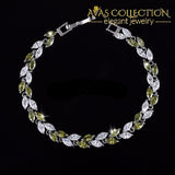 Elegant Silver Leaf Charm/ Avas Collection Bracelet Charm Bracelets