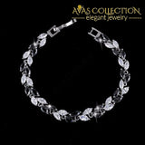 Elegant Silver Leaf Charm/ Avas Collection Bracelet Charm Bracelets