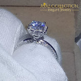 Round Cut Elegant Promise/Engagement Ring - Avas Collection